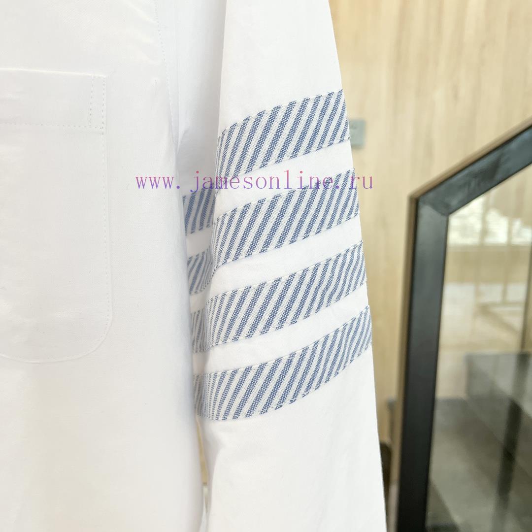 Tom Brown/light blue striped shirtTB light blue striped shirt unisexColor White BlueSize 0 1x6xba2ep - Image 5