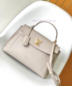 Louis Vuitton Bags M51395 Black M56094 Grey This Lockme Ever Single Handle Handbag Is Crafted From Soft Cowhide Le wxshhv3m