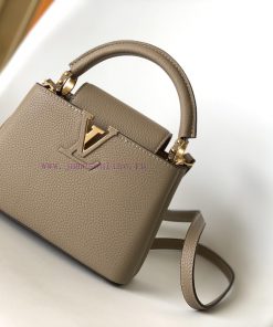 Louis Vuitton Bags Double Eleven Eventoriginal SingleCOW LEATHERM56071 Grey Capucines Mini Handbag Made Of Importe bwuygcvd