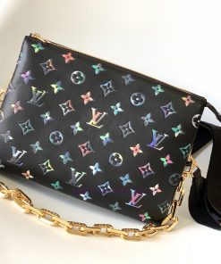 Louis Vuitton Bags M21209 M21353 This Cousin Small Handbag Is Made Of Louis Vuitton MONOGRAM Embossed Sheepskin Cl xnju60fg