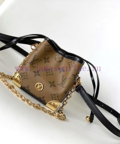 Louis Vuitton Bags M82885 Yellow Flower Mini Bucket Bag Burned Wheat Bag Series Zjs Jh Online Only Handbag M82885 kulakia7
