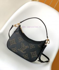 Louis Vuitton Bags M46735 This Bagatelle Handbag Is Made Of Louis Vuitton MONOGRAM Empreinte Leather Releasing A R 22b1ge3q