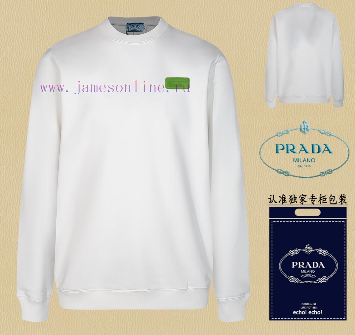 Hot Selling Products On Shelves Shipping And PackagingPRADA~Prada Fashion Round Neck HoodieRand cx1qbxsb