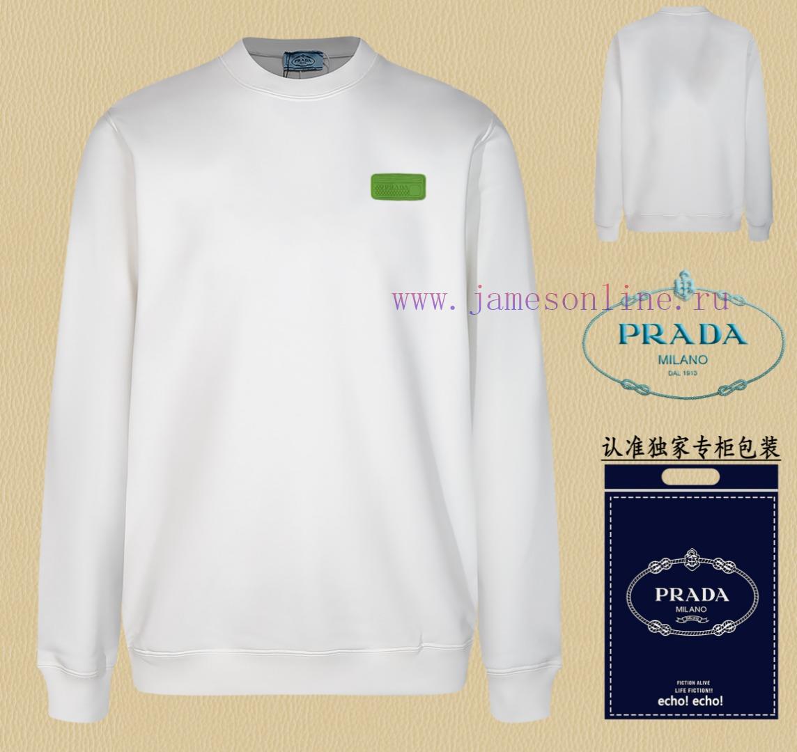 Hot Selling Products On Shelves Shipping And PackagingPRADA~Prada Fashion Round Neck HoodieRand cx1qbxsb - Image 2