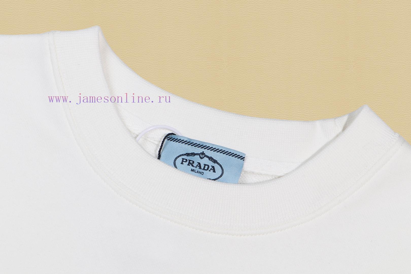 Hot Selling Products On Shelves Shipping And PackagingPRADA~Prada Fashion Round Neck HoodieRand cx1qbxsb - Image 3