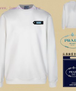Hot Selling Products On Shelves Shipping And PackagingPRADA~Prada Fashion Round Neck HoodieRand 2zuen12x