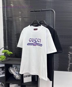 Gucci  Style Number G909 Gucci New Classic Style Letter Front Printed Short Sleeved ShirtFabric z7dqq1eg