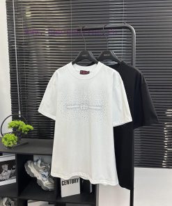 Gucci  Style Number G911 Gucci Starry Sky Logo Hot Diamond Short SleeveFabric - Made Of 320g Do y3wxjofl