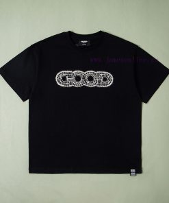 Pure Original MatchingGOODBRAND225SS Fragmented Metal Logo Light Luxury Fashion Premium Short S oil04r02