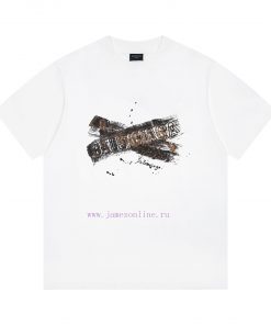 Up NewStyle Number G949BALENCIAGA New Letter Graffiti Printed Casual Round Neck Short Sleeved T f1frbzii