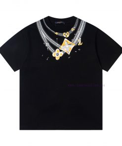 Up NewStyle Number G951Louis Vuitton's New Collar Necklace Graffiti Printed Casual Round Neck S 6r6wimim