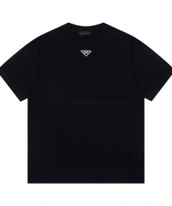 Up NewStyle Number G946PRADA New Collar Classic Triangle Logo Casual Round Neck Short Sleeved T 1c1dlk05