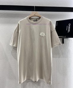 Dior 2025 New Product LaunchRound Neck Embroidered Letters 𝑇𝑒𝑒Customized YB Twill All Cotton Ma 3i00qsli