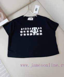 MM * New Printed Logo T-shirt Custom Pure Cotton Fabric Texture Soft And Comfortable Skin Frien vsjvial3