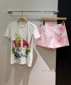 New Souvenir City Limited Edition Landmark Street View Printed T-shirt Hand Drawn Illustration c9jkl76e