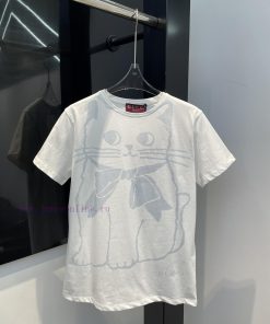 GUCCi Printed Cat T-shirt Original DevelopmentWhite SMLUpdate Time: June 15 2025 By DYA m2prt7xg