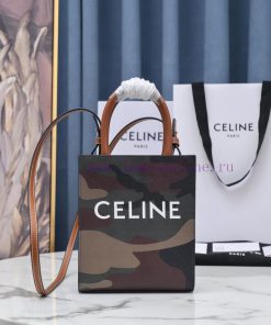 Loewe Bags C * Eline Cabas Triomphe MiNi Artificial Leather New Product Camouflage Coating Canvas Vertical htij9te2