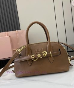 MiuMiu Bags The New Miu Miu Popular Bowling Bag Comes With A Complete Set Of Original Packaging. It Is Made 3bxd8fpz
