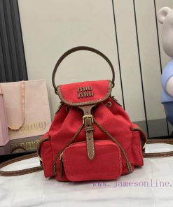 MiuMiu Bags The Perfect Combination Of The New Product Canvas And Imported Calf Leather In The Original Fac a6lw9xfc