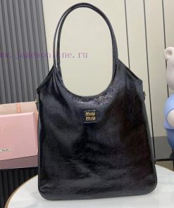 MiuMiu Bags New IVY Naplak Oil Wax Lacquer Leather Backpack With Complete Original Packaging - Gram ColorTh 63npykcv