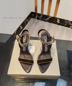 TOM FORD Top High Heel Hollow SandalsImported Yangjing Shoe Upper With Czech DiamondsFoot Pad S fg7sgatv