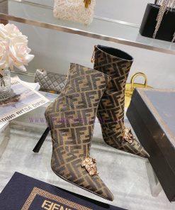 Fendi&Versace Joint Collection Fendi&Versace Short Boots𝐧𝐞𝐰 Show Style Fendi Dumesa Head&Heel H 51p6oed6