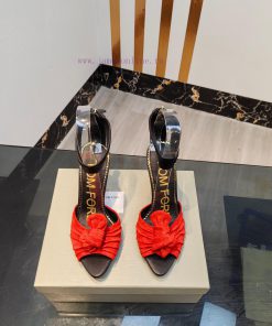 TOM FORD Top High Heel Hollow SandalsImported Shoe Uppers From YangjingFoot Pad SheepskinAAA Gr u5wltunx
