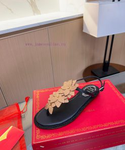 Rene Caovella - RC 2024 Spring New Product VARIE T-shaped Sandals Blend Timeless Elegance In Bl etpr47s1