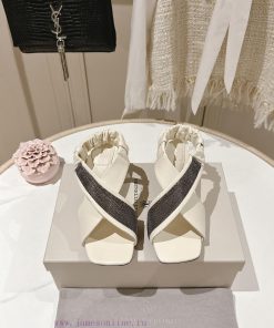 The Highest Quality Brunello Cucinelli Bc Steel Diamond Sandals In The Market Define The Modern w0z5wa27