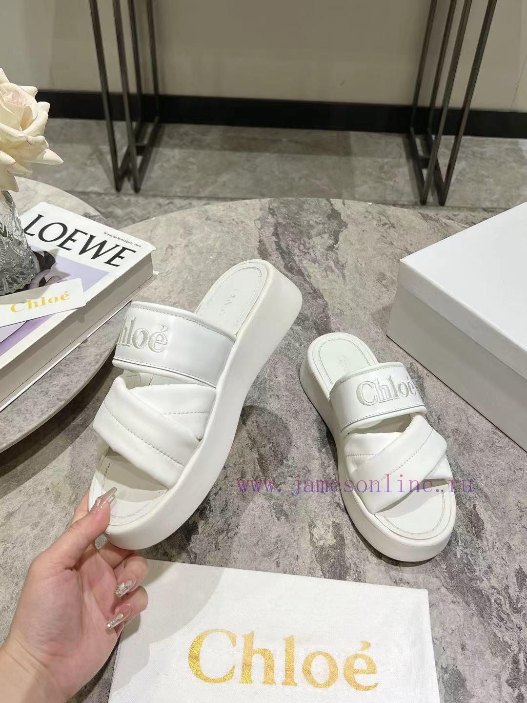 Purchase Grade Chloe/Chloe Classic Spring/Summer Knitted Strap SlippersChloe Spring/Summer Coll 3liia7xe - Image 5