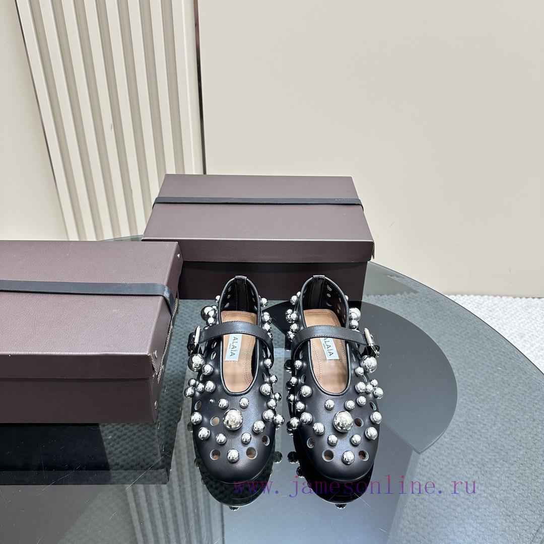 ALAIA 24 New Ballet ShoesThe Original Version Purchased The ALAIA 24SS French Fairy Ballet Flat 3a04kg7q - Image 3