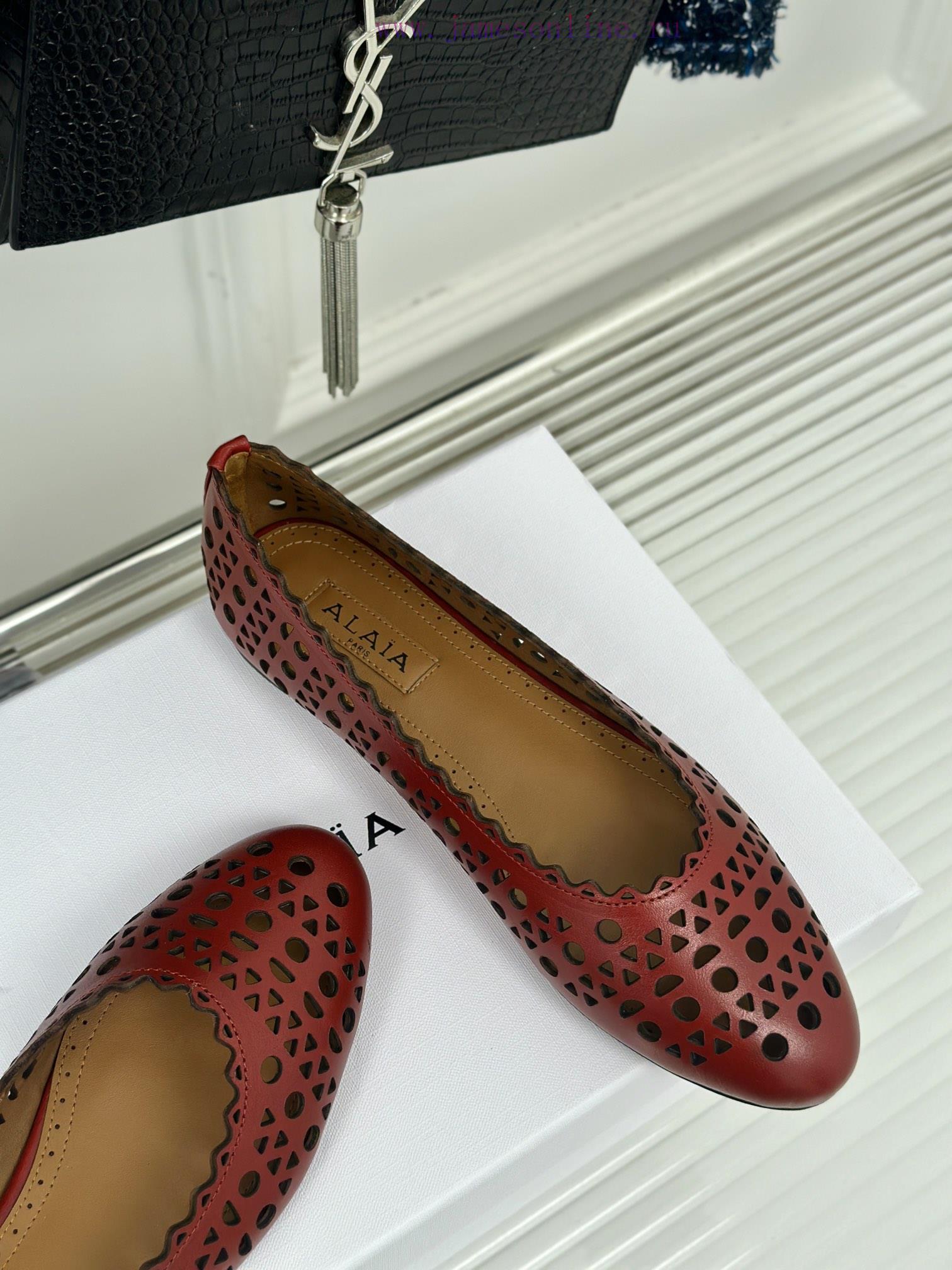 AlAIA | Classic Retro Hollowed Out Single Shoe From AlAIAFull Of Girlish Style With Both Modern kusb3xo4 - Image 6
