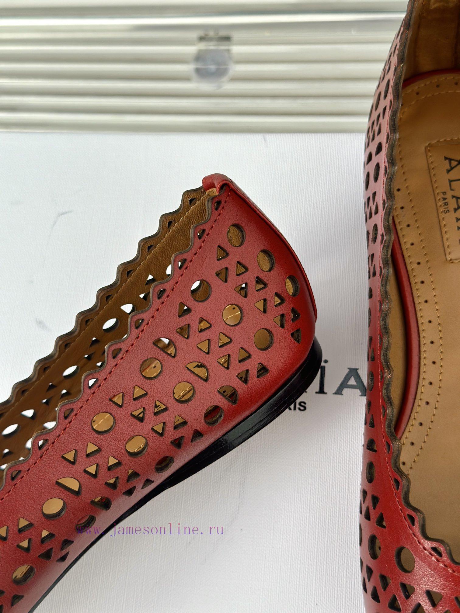AlAIA | Classic Retro Hollowed Out Single Shoe From AlAIAFull Of Girlish Style With Both Modern kusb3xo4 - Image 7