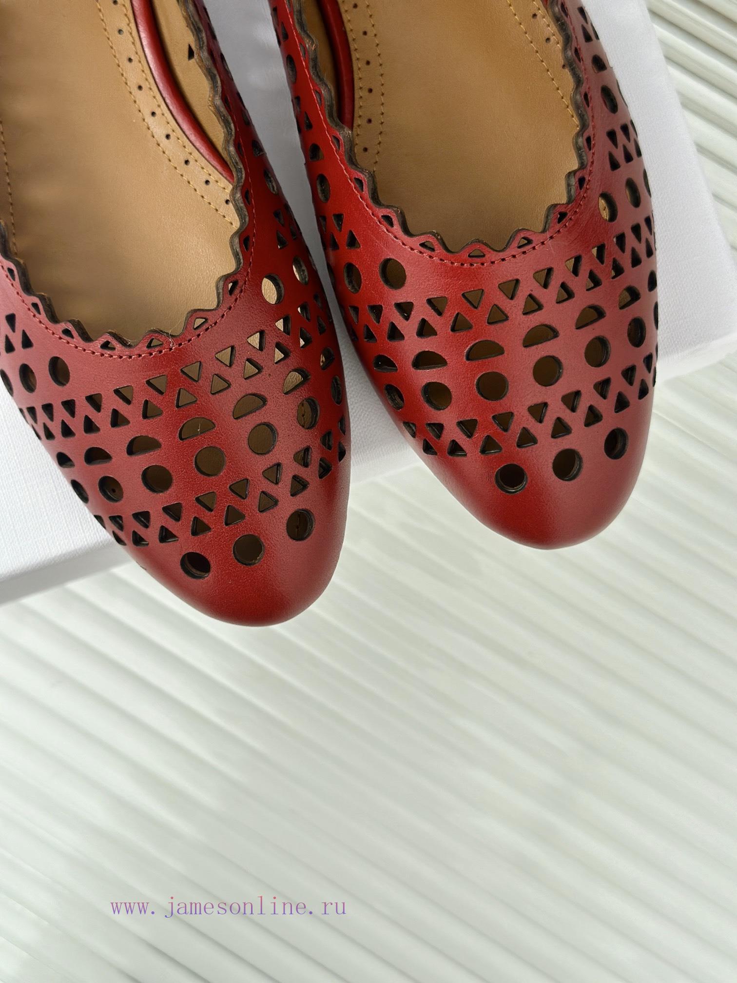 AlAIA | Classic Retro Hollowed Out Single Shoe From AlAIAFull Of Girlish Style With Both Modern kusb3xo4 - Image 8