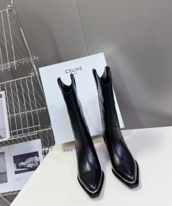 CELINE's Latest Fashion Boots For Fashion Bloggers Featuring Retro European And American Styles glxlq5ce