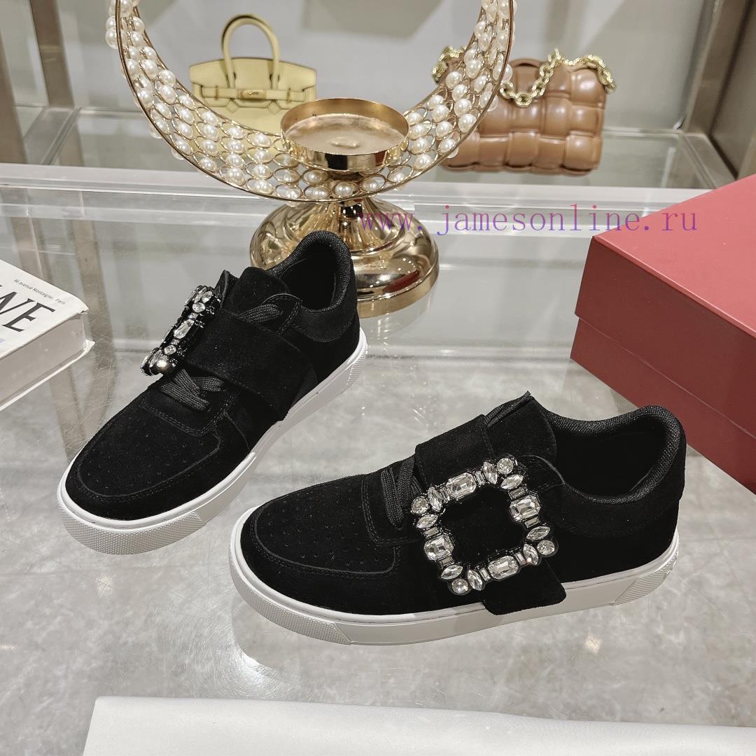 24 New Styles Of Zhou Dongyu~Tang Yan~Linda's Dream Shoes RV Square Button White Shoes Light Sp k5k8wfst - Image 4