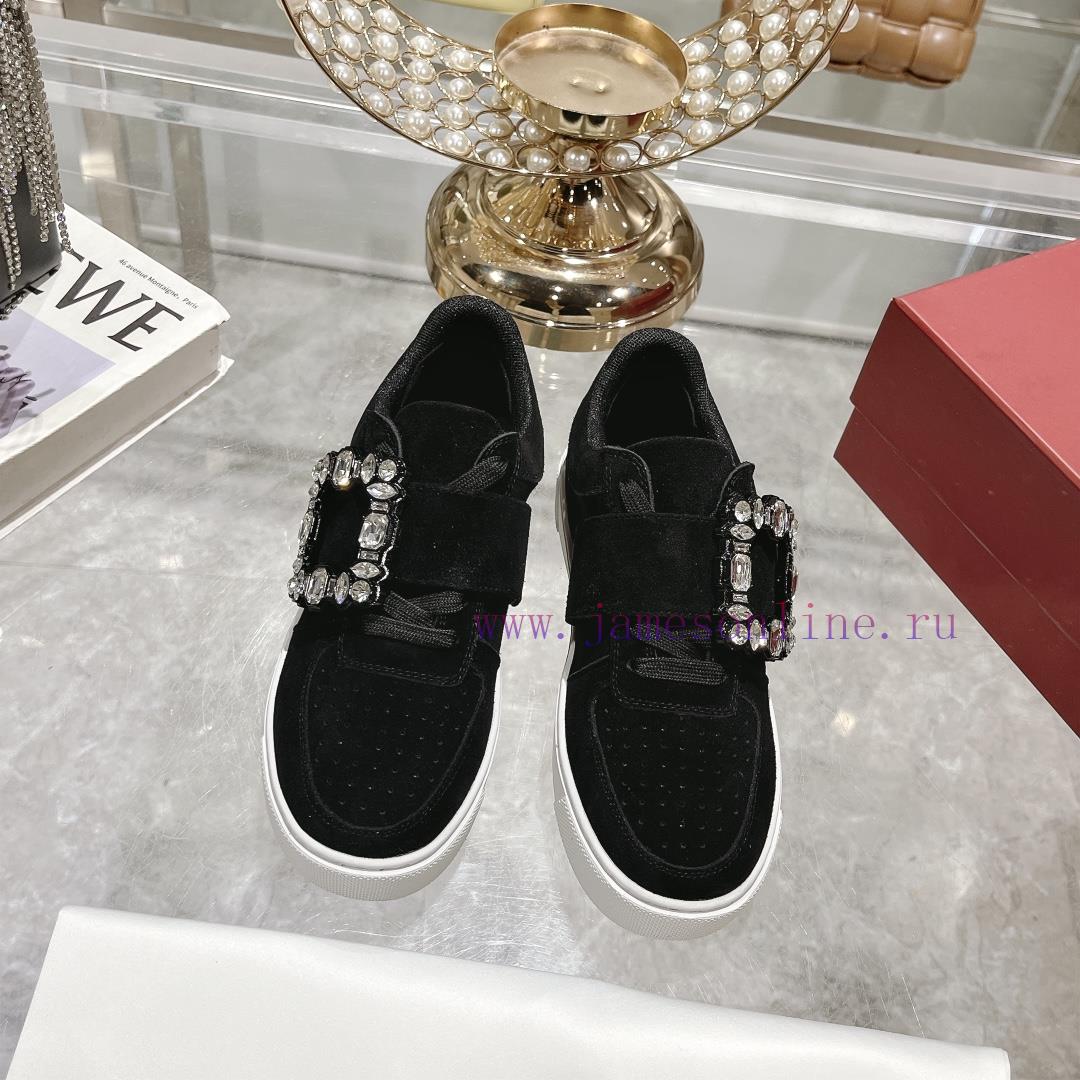 24 New Styles Of Zhou Dongyu~Tang Yan~Linda's Dream Shoes RV Square Button White Shoes Light Sp k5k8wfst - Image 12