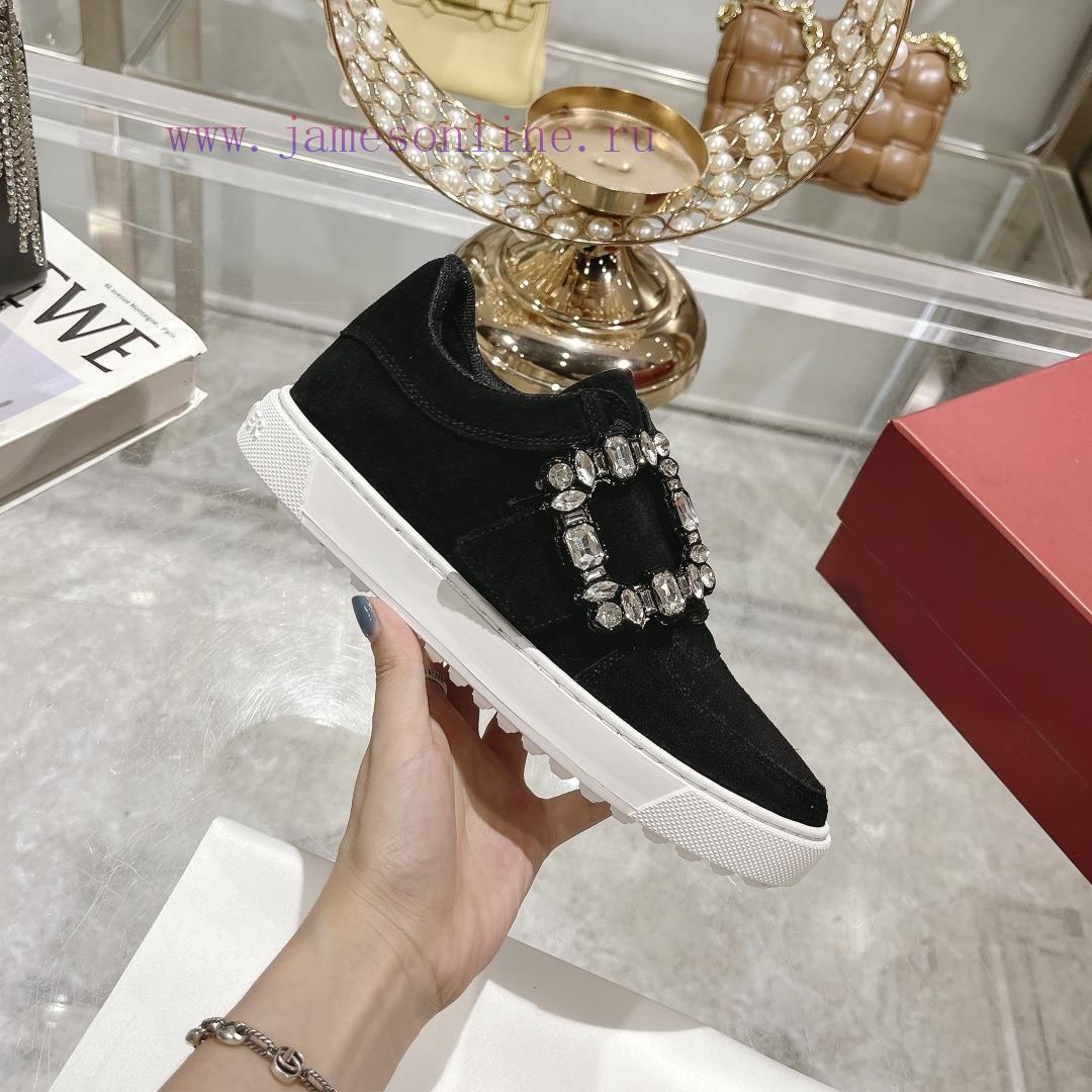 24 New Styles Of Zhou Dongyu~Tang Yan~Linda's Dream Shoes RV Square Button White Shoes Light Sp k5k8wfst - Image 15