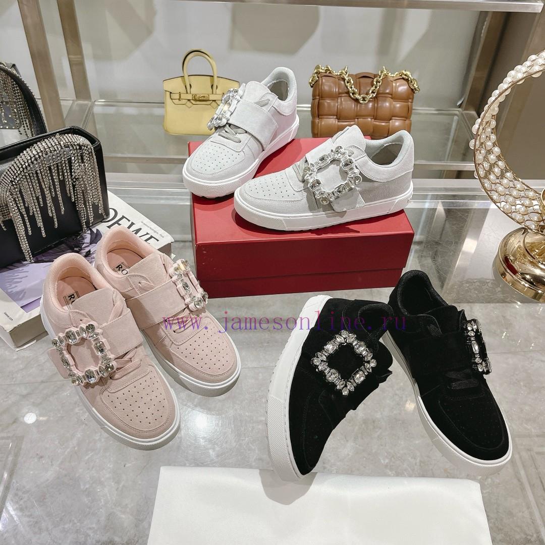 24 New Styles Of Zhou Dongyu~Tang Yan~Linda's Dream Shoes RV Square Button White Shoes Light Sp k5k8wfst - Image 19