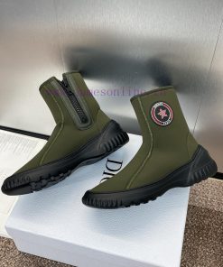 Dior 2024 Autumn/Winter New Elastic Women's Boots CD Letter Logo Handsome Color Blocked Motorcy km2dzk8b