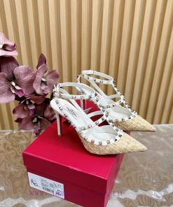 -- New Warren——————2024 Top Valentino Paris Fashion Show Launches Valentino Mesh Studded Sandal 3gtgb5sj