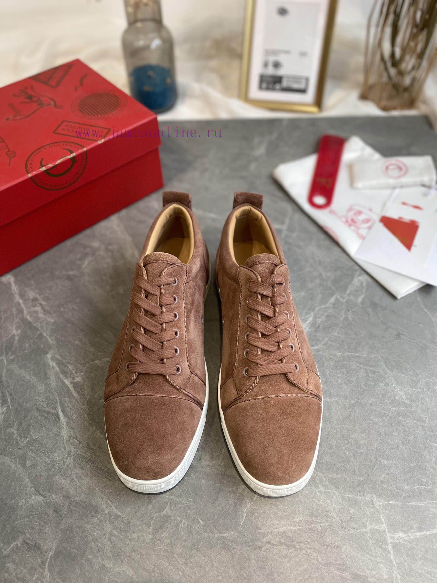 ╔ Low Cut Brown Red Light Version ╗️Top Level Customized Version𝑪𝒉𝒓𝒊𝒔𝒕𝒊𝒂𝒏 𝑳𝒐𝒖𝒃𝒐𝒖𝒕𝒊𝒏Whether It's 2ghim23b