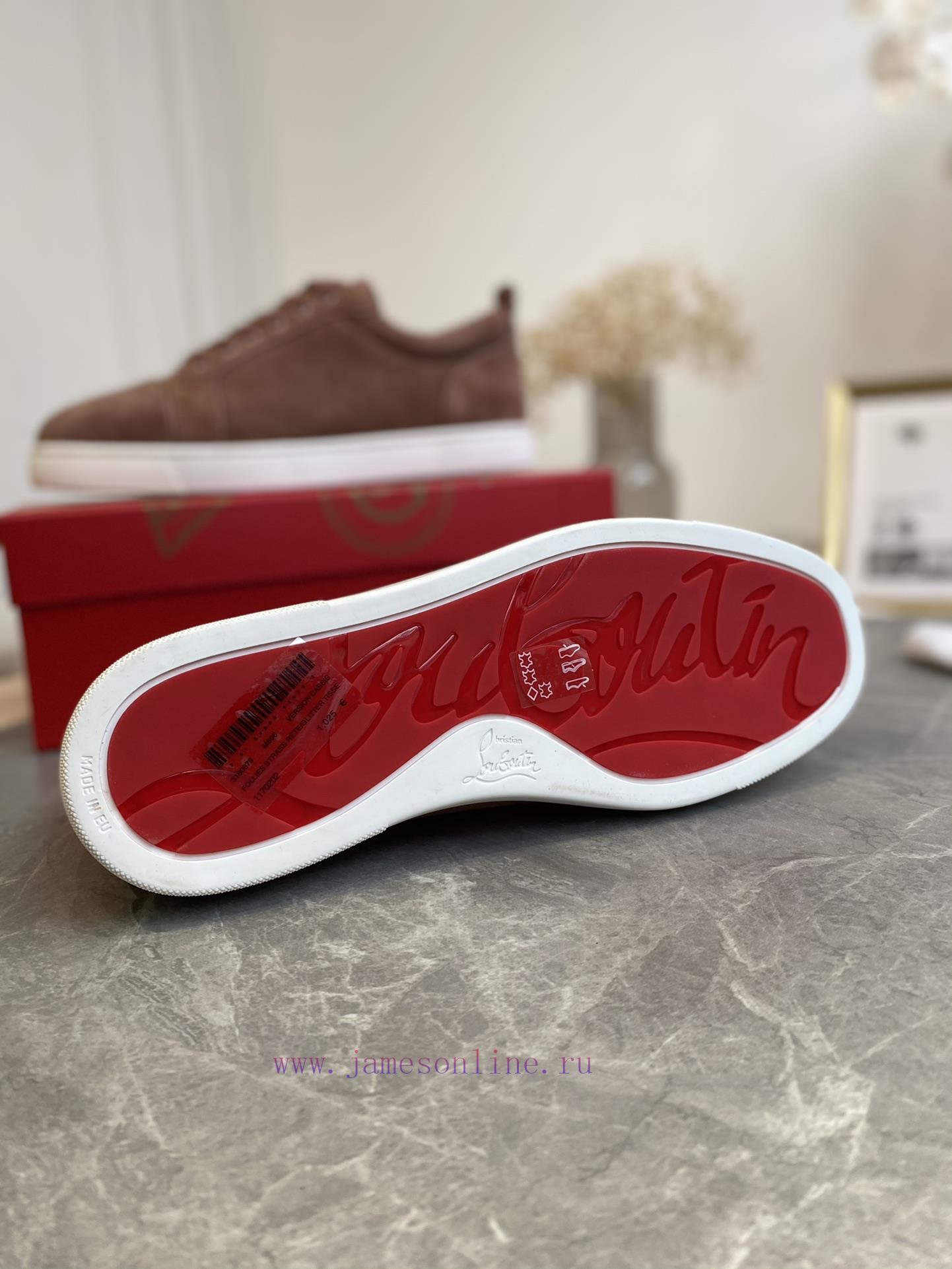╔ Low Cut Brown Red Light Version ╗️Top Level Customized Version𝑪𝒉𝒓𝒊𝒔𝒕𝒊𝒂𝒏 𝑳𝒐𝒖𝒃𝒐𝒖𝒕𝒊𝒏Whether It's 2ghim23b - Image 10