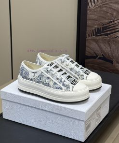 Dior Inserts New ColorsDior 25 Spring/Summer Thick Soled Embroidered SneakersThe Thickened Sole ics903wl