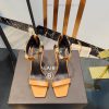 The New Bal * Bin 2025 Square Toe High-heeled Sandals Are Made Of Imported Cowhide Which Looks 3vb7t2yg