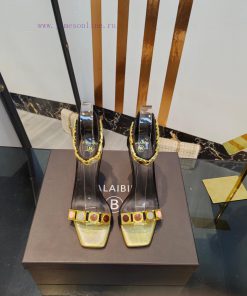 Bal * Bin 2025 New Square Toe High-heeled Sandals Imported From Yangjing With Unbeatable And Be 8mfbeu0b