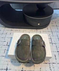 Alexander McQueen McQueen 25ss Early Spring New Height Increasing Thick Soled Bocken SlippersPa uhaqd263