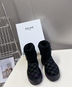 CELINE Autumn And Winter Fashion Show Lisa's Identical Martin Boots Invincibility Slimming Effe 5sfn1424