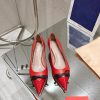 2025 Early Spring New Valentino Spring/Summer New Product Double Leather Splicing Single ShoeTh zuaxs0nx