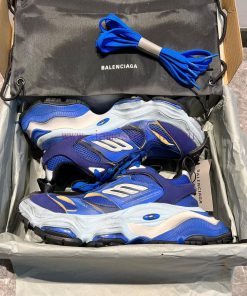 Top Balenciaga Cargo Round Toe Lace Up Blue ️ This Shoe Features A Popular Design In Recent Yea 7lucgwog
